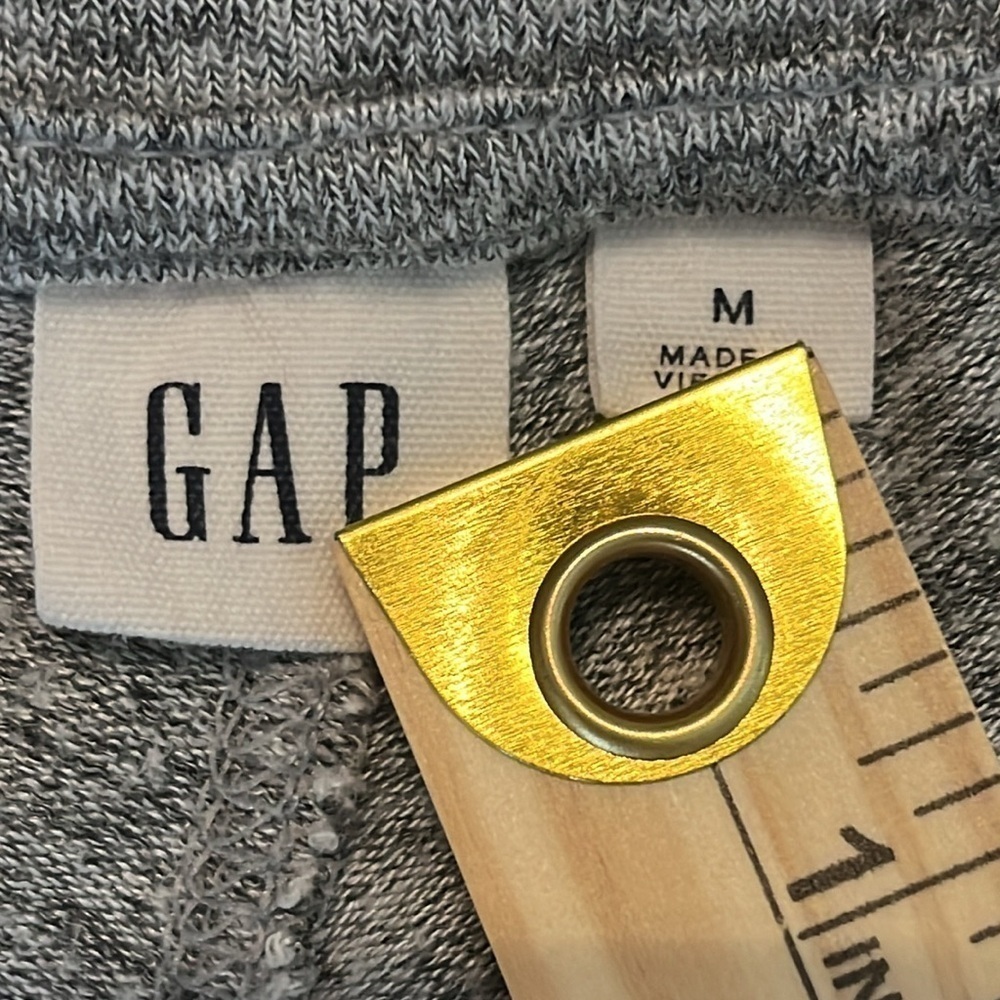 Gap Heather Grey Cross-Back Tank Top Size M - Picture 5 of 6